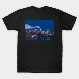 New York Skyline at Night T-Shirt